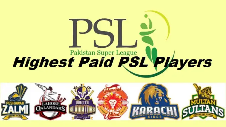 Highest Paid PSL Players 2019 SportsNile
