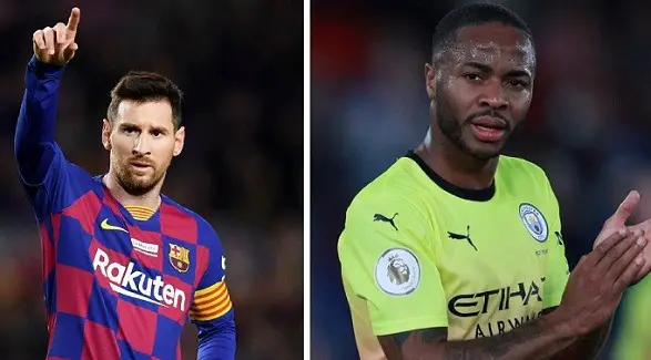 Sterling just wants the shirt of Lionel Messi!