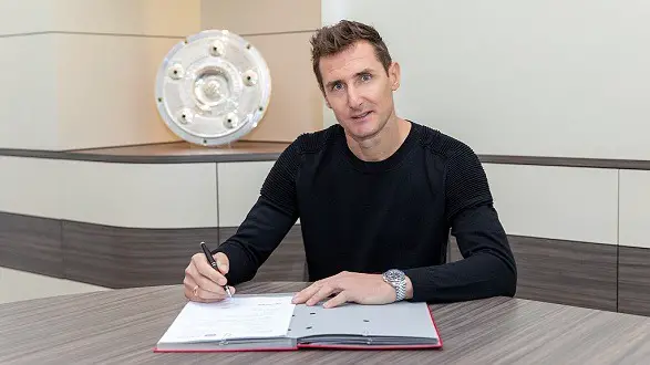 Miroslav Klose has become the assistant coach of Bayern Munich!