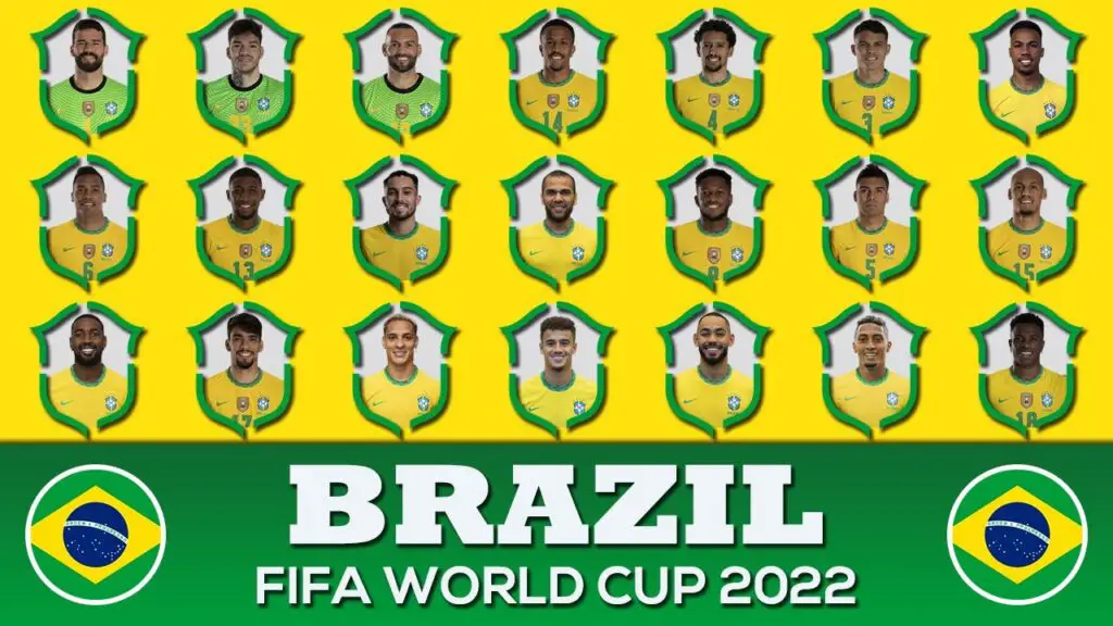 Brazil FIFA World Cup Squad Archives SportsNile