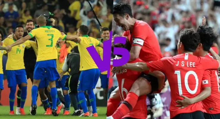 Brazil vs Korea Round Of 16 Live