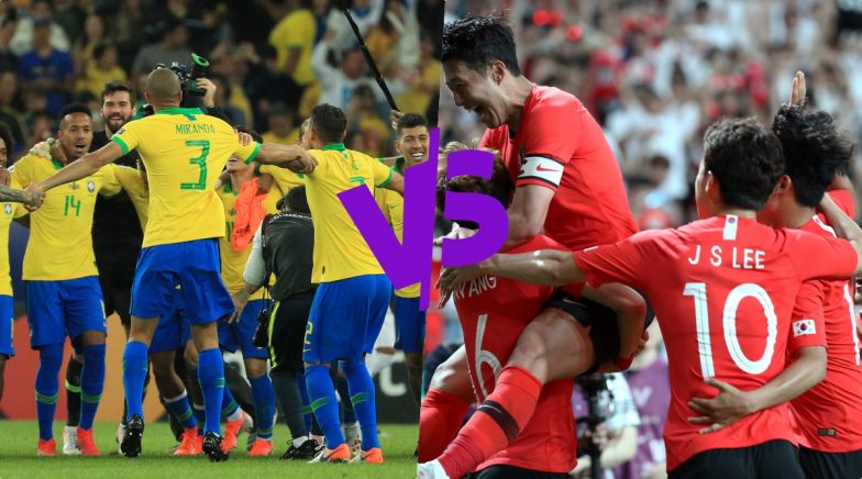 Brazil vs Korea Round Of 16 Live