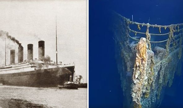 Titanic Shipwreck Real Photo