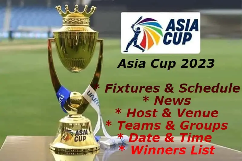 Asia Cup 2023 Fixtures
