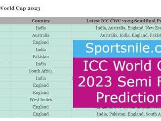 ICC World Cup 2023 Semi Final Predictions