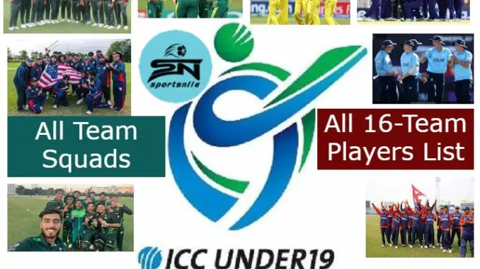 ICC U19 World Cup 2024 Squad